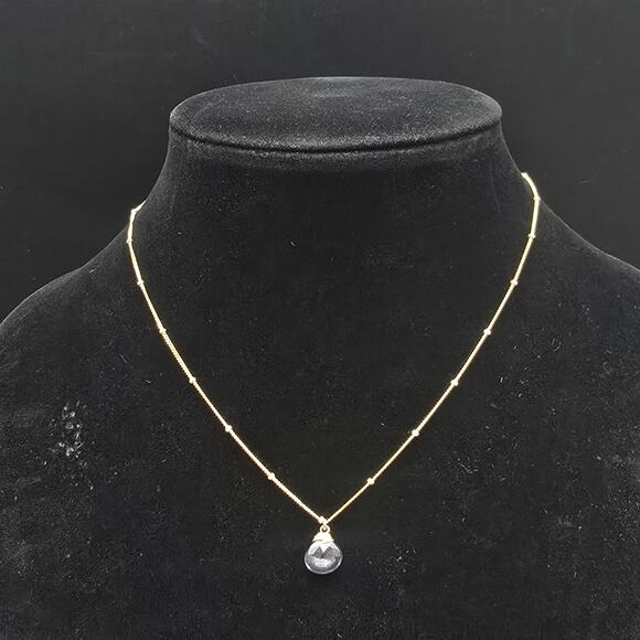 Lotus Jewelry Studio Trinket Stone Necklace Spinel Pendant 925 Gold Filled - Picture 8 of 12